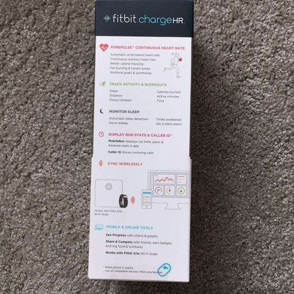 SOLD New in the box Fitbit ChargeHR - Picture 3 of 5